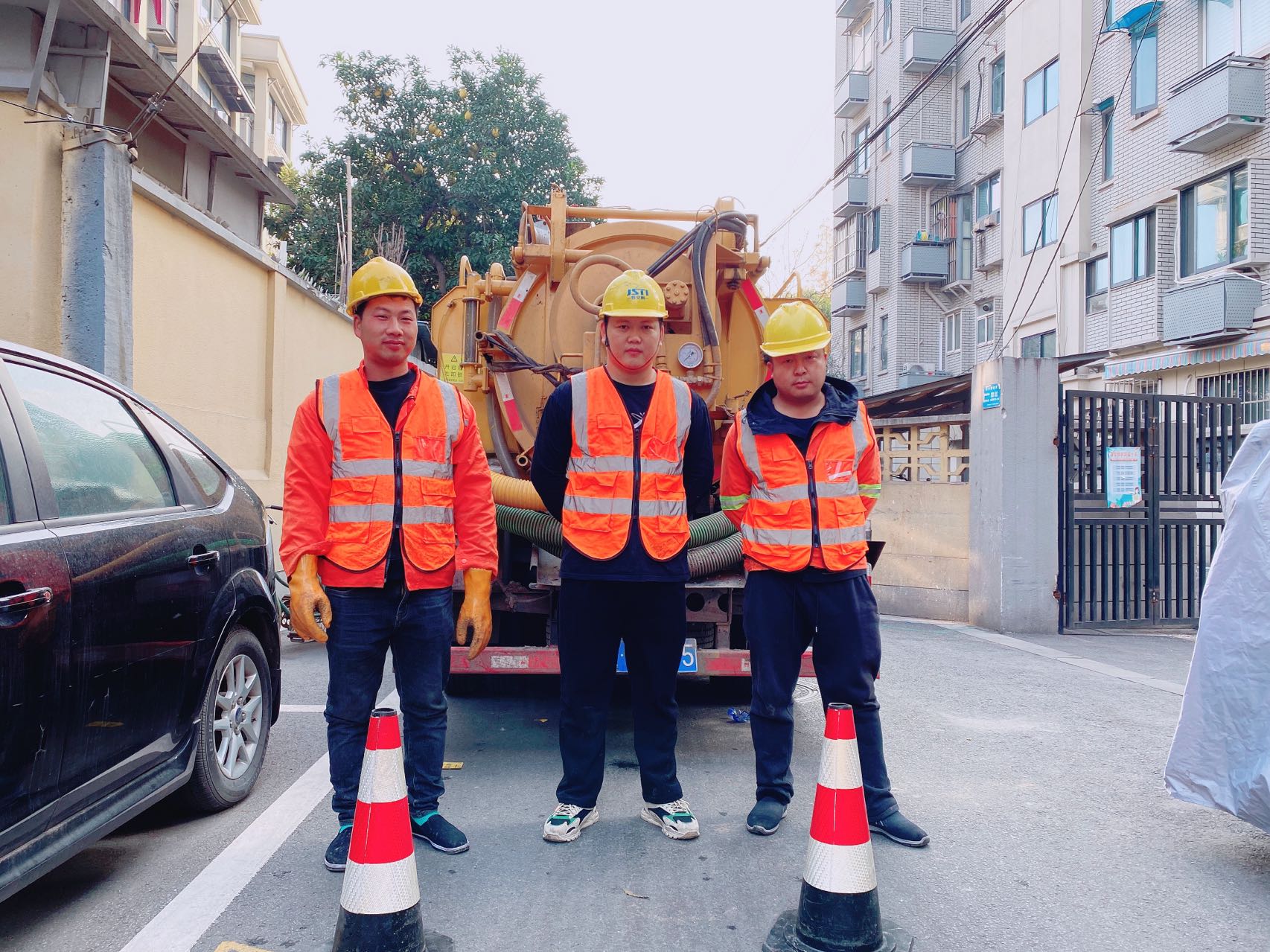 百水家园南京某小区管道清淤检测施工